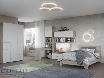 Кровать КР-3001 с 2 ящиками ЯЩ-3001 Анима 